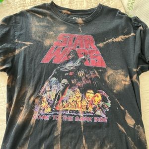 Size Large Star Wars Vintage wash bleach dyed shirt